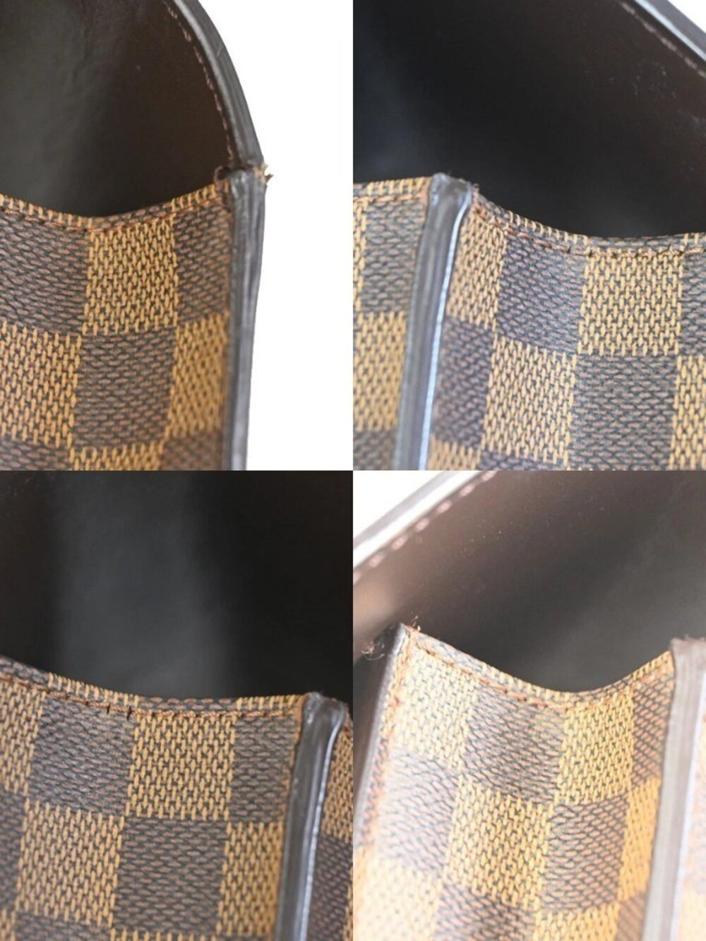 LOUIS VUITTON Altona GM Business Hand Bag Damier Ebene Leather - Picture 12 of 16